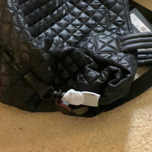 NWT MZ Wallace large Sutton tote in black, long strap & 3 pouches - Picture 3 of 9